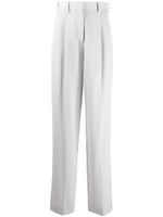 Stella McCartney pantalon de costume à taille haute - Gris