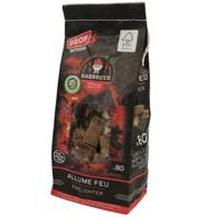 Aanmaakblokjes Bruin Zak 80 Stuks