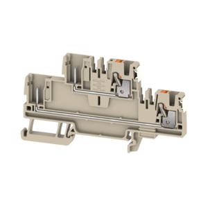 Weidmüller 2675910000 Doorgangsserieklem Steekaansluiting Beige 50 stuk(s)