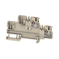Weidmüller 2675910000 Doorgangsserieklem Steekaansluiting Beige 50 stuk(s)