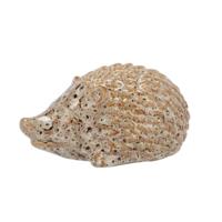 Beeld egel zandkleurig 9 cm | 12 stuks