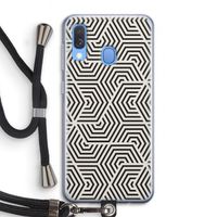 Magic pattern: Samsung Galaxy A40 Transparant Hoesje met koord