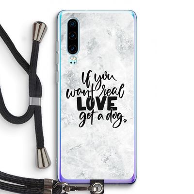 Partner in crime: Huawei P30 Transparant Hoesje met koord