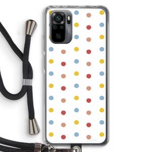 Bollen: Xiaomi Redmi Note 10 Pro Transparant Hoesje met koord