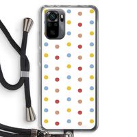 Bollen: Xiaomi Redmi Note 10 Pro Transparant Hoesje met koord