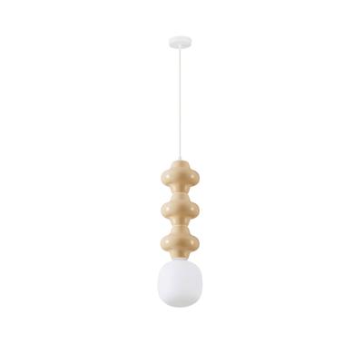Lyora HanglampClio L geel keramiek met wit glas - 9009123