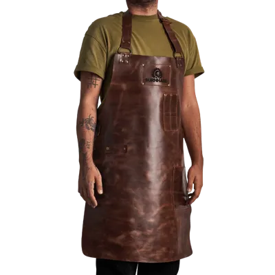 Burnhard lederen schort
