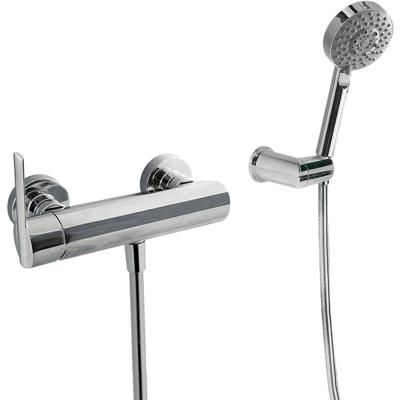 Douchekraan Tres Lex | Opbouw | Mengkraan | 1-weg | hoh 15 cm | 1-hendel | Rond | Chroom