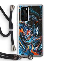 Black Unicorn: Huawei P40 Transparant Hoesje met koord