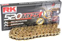 RK Chains 520 mxz5 116 c gold/gold open