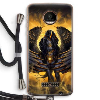 Pegasus: Motorola Moto Z Force Transparant Hoesje met koord