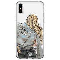 iPhone XS Max siliconen hoesje - GRL PWR