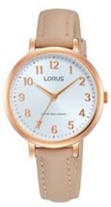 Horlogeband Lorus PC21-X133 / RG234MX8 / RHU093X Leder Beige 12mm