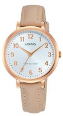 Horlogeband Lorus PC21-X133 / RG234MX8 / RHU093X Leder Beige 12mm
