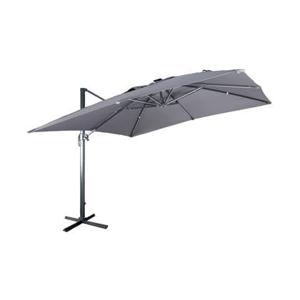 sweeek - Rechthoekige LED parasol 3x3m met hoes