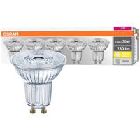 OSRAM 4058075157941 LED-lamp Energielabel F (A - G) GU10 Reflector 2.6 W = 35 W Warmwit (Ø x h) 50 mm x 50 mm 5 stuk(s) - thumbnail