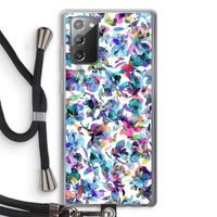 Hibiscus Flowers: Samsung Galaxy Note 20 / Note 20 5G Transparant Hoesje met koord