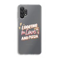 Pizza is the answer: Samsung Galaxy A32 5G Transparant Hoesje