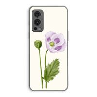 Purple poppy: OnePlus Nord 2 5G Transparant Hoesje