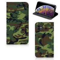 Apple iPhone 11 | Hoesje met Magneet | Army Dark
