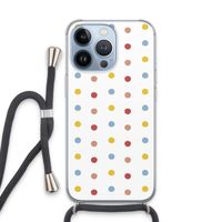 Bollen: iPhone 13 Pro Transparant Hoesje met koord