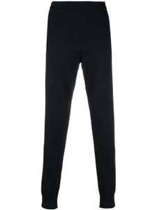 Corneliani pantalon de jogging en maille à coupe slim - Bleu