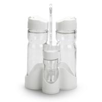 Plasticforte Olie- en azijn set - kunststof - wit - incl. peper en zout strooier