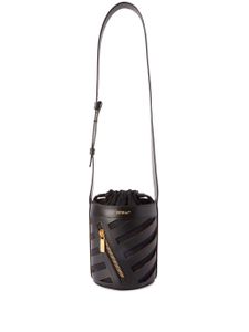 Off-White sac seau Diag à détails de découpes - Noir