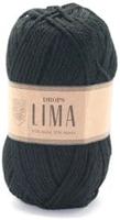 Drops Lima Uni Colour 8903 Zwart - thumbnail