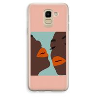 Orange lips: Samsung Galaxy J6 (2018) Transparant Hoesje