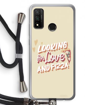 Pizza is the answer: Huawei P Smart (2020) Transparant Hoesje met koord