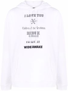 Raf Simons hoodie I Love You - Blanc