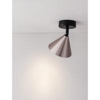 Lyora PlafondlampConico zwart met koffiebruin - 9011425