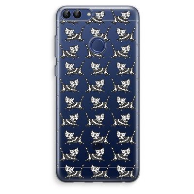 Zwarte poes: Huawei P Smart (2018) Transparant Hoesje