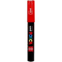 Uni-Posca Posca marker, afm pc-1m, lijndikte 0,7 mm, extra-fijn, rood, 1 stuk