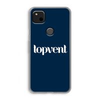 Topvent Navy: Google Pixel 4a Transparant Hoesje