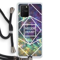 Negenduust ruimte: Samsung Galaxy S10 Lite Transparant Hoesje met koord