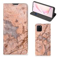 Samsung Galaxy Note 10 Lite | Standcase | Marmer Oranje