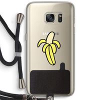 Banana: Samsung Galaxy S7 Transparant Hoesje met koord