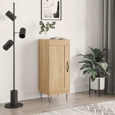 Dressoir 34,5x34x90 cm bewerkt hout sonoma eiken