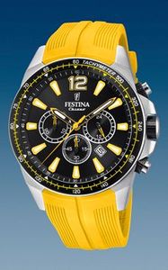 Horlogeband Festina F20376-4 Silicoon Geel 26mm
