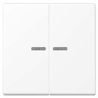 A102KO5BFWWM  - Cover plate for switch/push button white A102KO5BFWWM