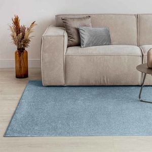 Vloerkleed Santa Fé - 57x150cm - Blauw Modern Vloerkleed - 123vloerkleed.nl is de online webshop voor vloerkleden en woonaccessoires.