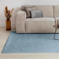 Vloerkleed Santa Fé - 57x150cm - Blauw Modern Vloerkleed - 123vloerkleed.nl is de online webshop voor vloerkleden en woonaccessoires. - thumbnail