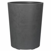 Deroma Millennium R Grijs Antraciet Plastic Gerecycled plastic Cirkelvormig Vaas