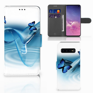 Samsung Galaxy S10 Telefoonhoesje met Pasjes Vlinders