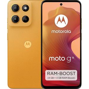 Motorola moto g15 Smartphone 128 GB 17.1 cm (6.72 inch) Energielabel A (A - G) Oranje Android 15 Dual-SIM