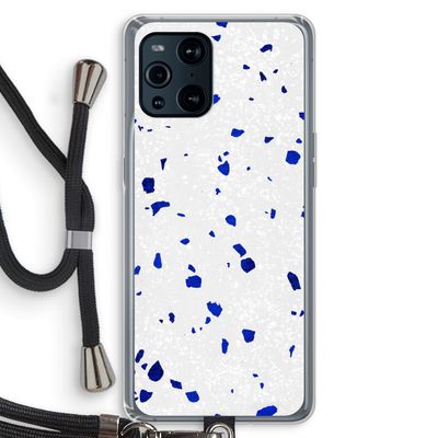 Terrazzo N°5: Oppo Find X3 Transparant Hoesje met koord