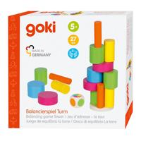 Goki houten balansspel toren, 27dlg. Goki houten balansspel toren, 27dlg.