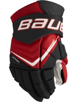 Bauer Hg Vapor Flylite Hockey Handschoen (zwart/rood) (senior) 14.0" Zwart / Rood